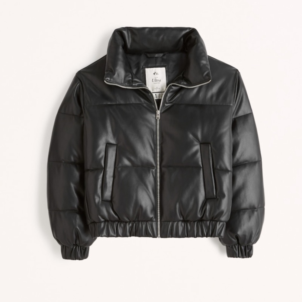 Abercrombie Leather Ultra Mini Puffer